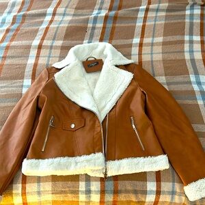 Winter Faux Fur lined Jacket/runs a bit small. Never worn